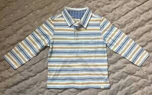 NEW ME & HENRY boy's stripe polo in blue multi